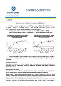 Зовнішня торгівля України товарами у 2021 році - 3