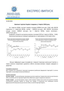 Зовнішня торгівля України товарами у І півріччі 2024 року - 3