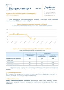 Індекс сільськогосподарської продукції у січні-липні 2025 року - 3