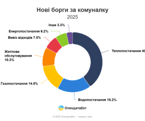 За які комунальні послуги заборгували українці у 2025 році - 3