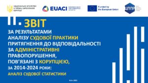 Звіт за результатами аналізу судової практики притягнення до відповідальності за адміністративні правопорушення, пов'язані з корупцією - 3